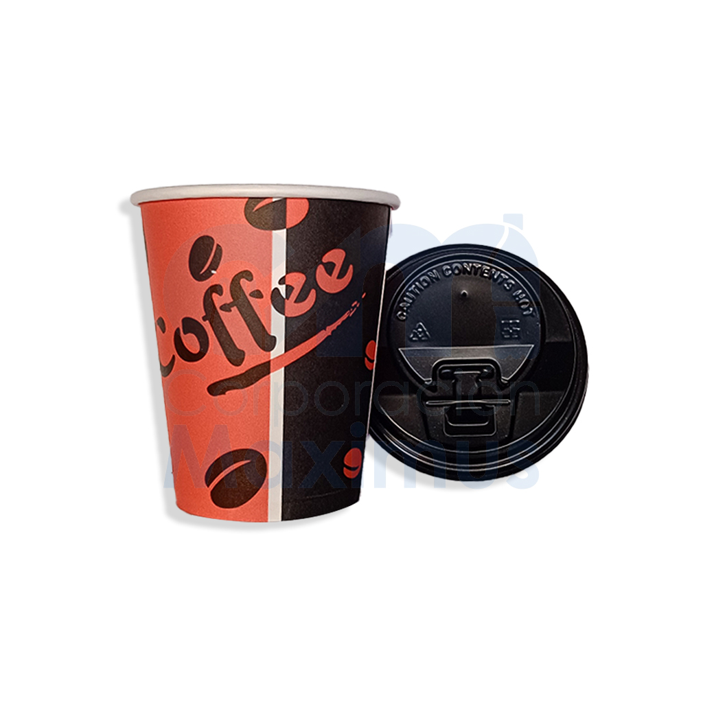 VASOS CARTON 12OZ CON DISEÑO (S&H) 20X50 UND