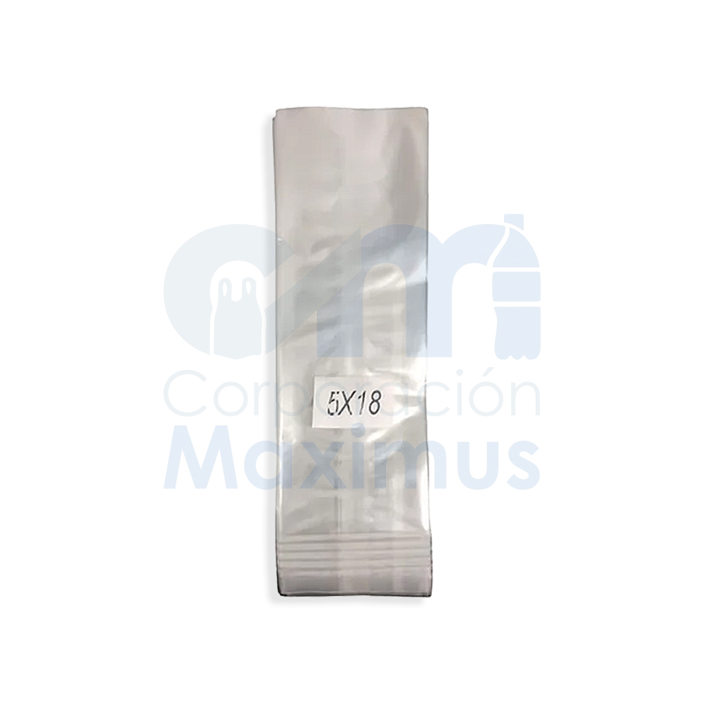 BOLSA CELOFAN 5 X 18 (1000 UND)