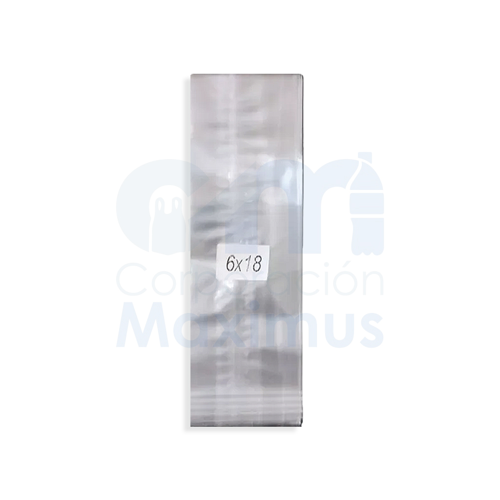 BOLSA CELOFAN 6 X 18 (1000 UND)