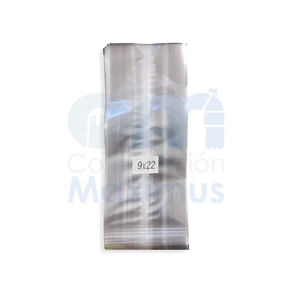BOLSA CELOFAN 9 X 22 (1000 UND)