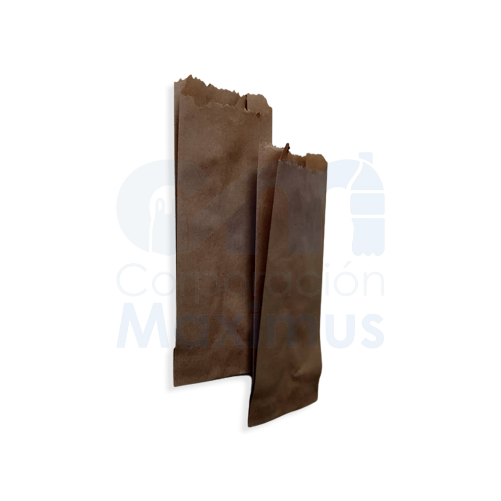 BOLSA DE PAPEL CON FUELLE 1/2KG (1000 UND)