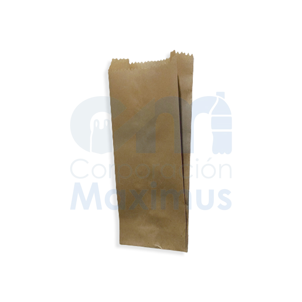 BOLSA DE PAPEL CON FUELLE 1KG 1 X 1000 UND