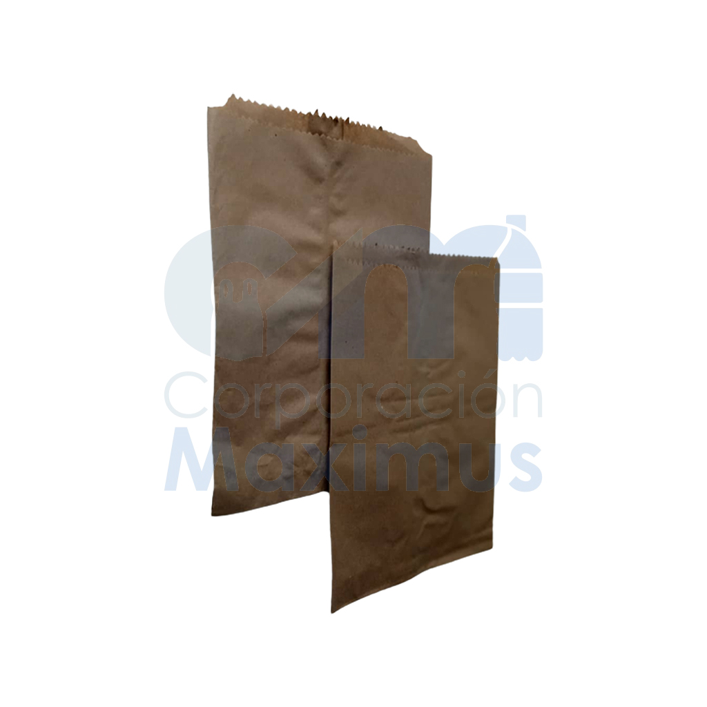 BOLSA DE PAPEL PLANA 2KG 1 X 1000 UND