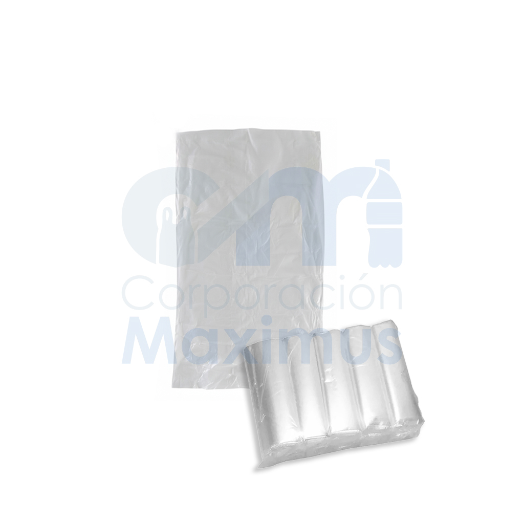 BOLSA SIN ASA OPACA 1/2KG 17 X 26 20MIC (1000 UND)