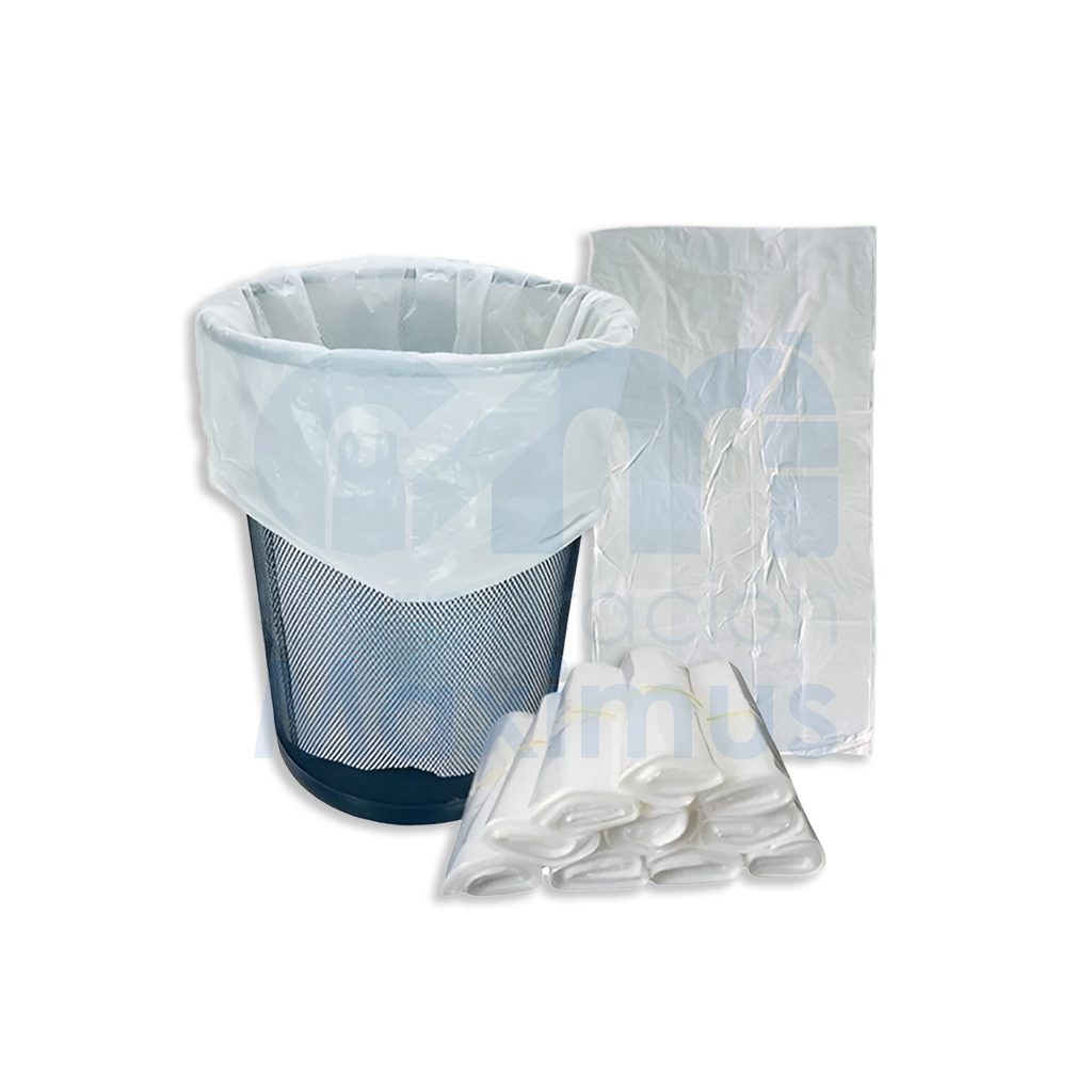 BOLSA TOBITA 15LTS 30+7 X 55 10MIC BLANCA (1000 UND)