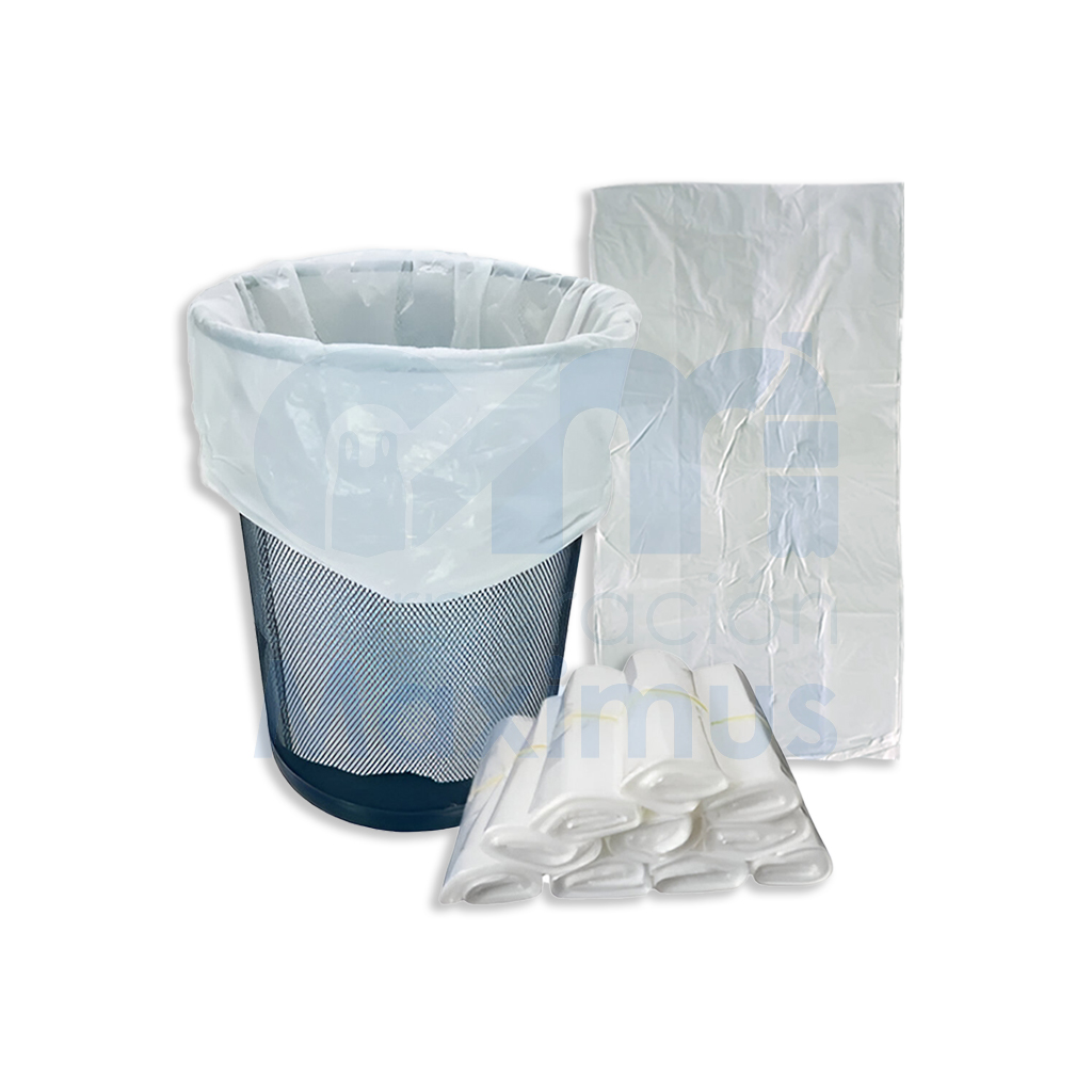 BOLSA TOBITA 30LTS 35+9 X 57 12MIC BLANCA (1000 UND)