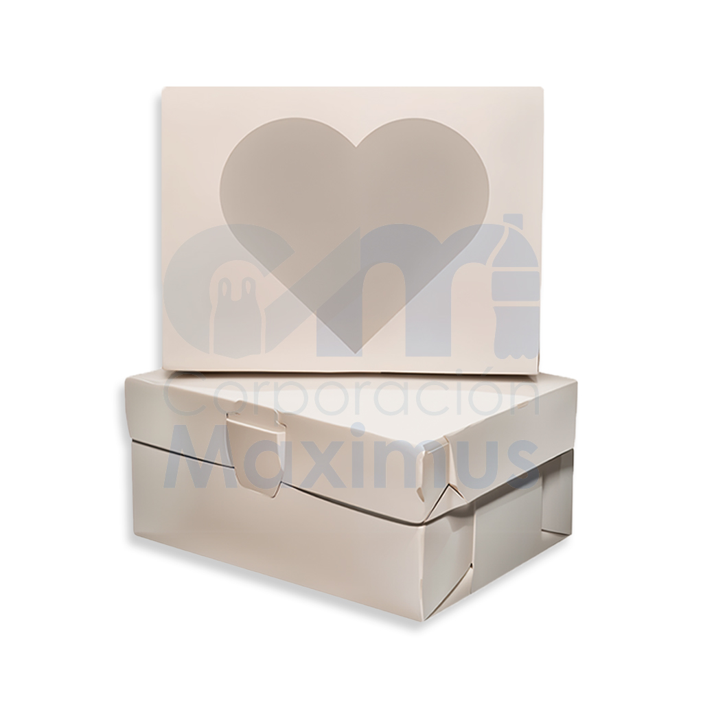 CAJA DULCE #9 26x20x8CM 100 UND ACETATO