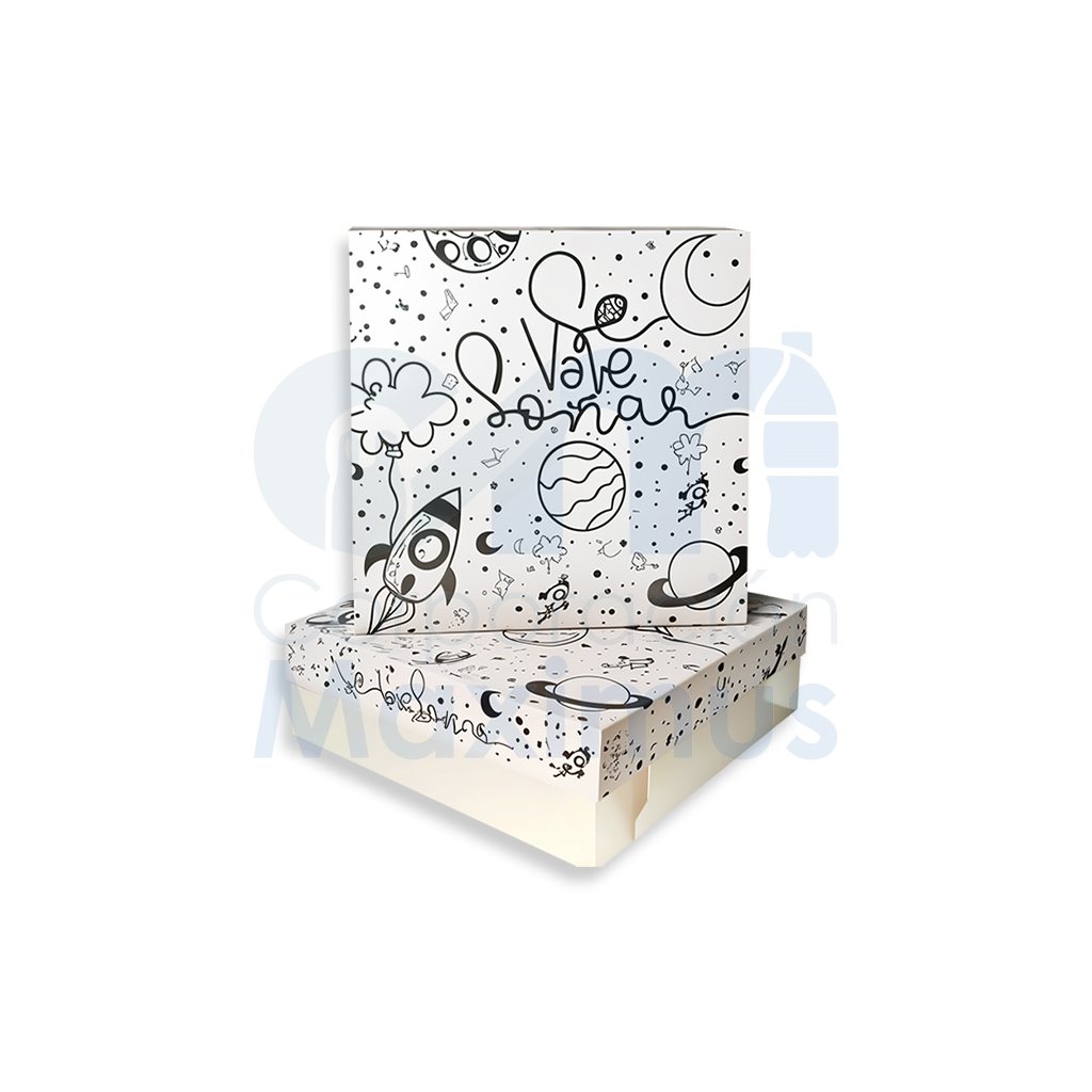 CAJA TORTA 20x20 6CM CL 100 UND