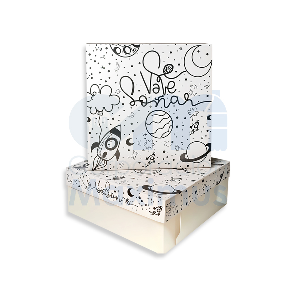 CAJA TORTA 30x30 14CM CL 100 UND