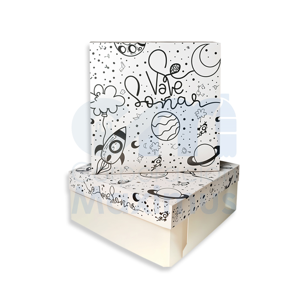 CAJA TORTA 30x30 19CM CL 100 UND