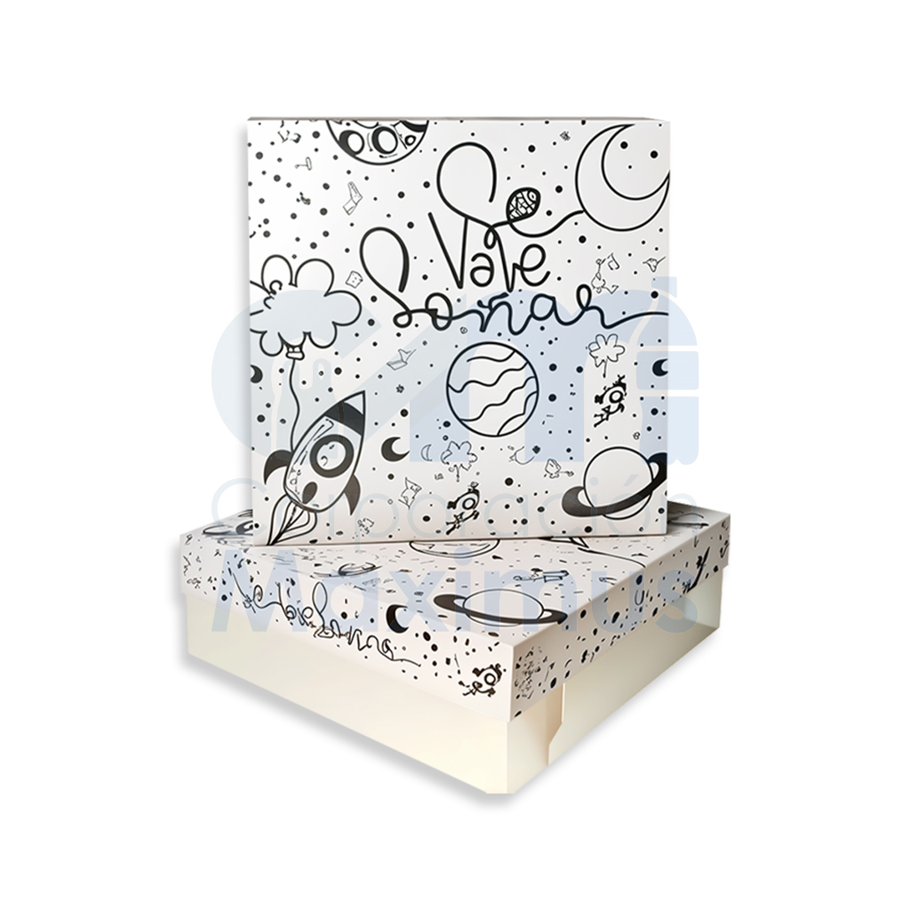 CAJA TORTA 35x35 10CM CL 100 UND