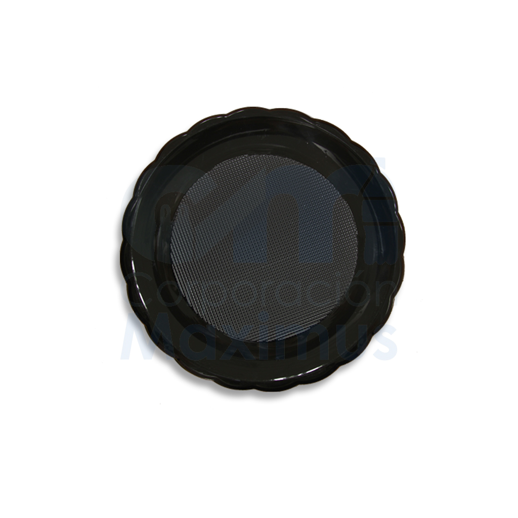 DISCO PET NEGRO 30CM PAQ 50 UND