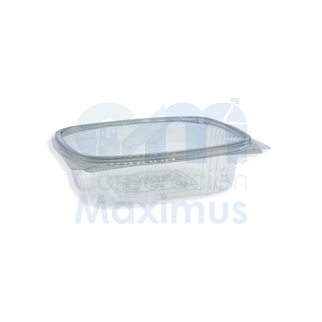 ENVASE RESTANGULAR HERM 24OZ 100 UND
