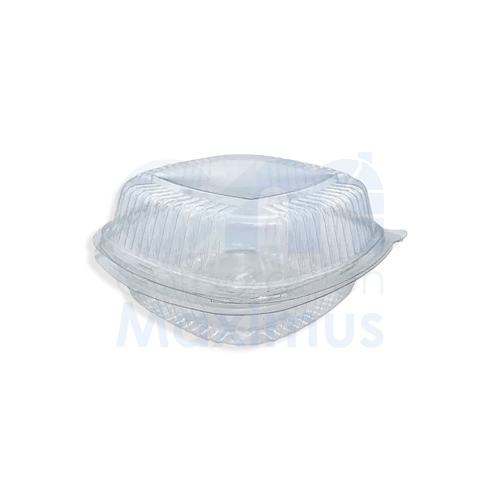 ENVASE REDONDO GRANDE SEMI HERM TRANSP 24OZ 100 UND